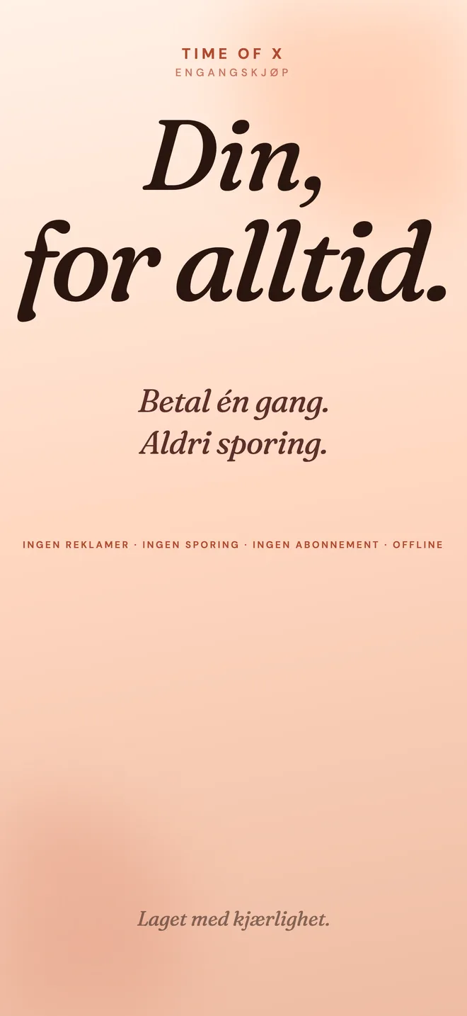 Hold øyeblikkene som betyr noe nær.