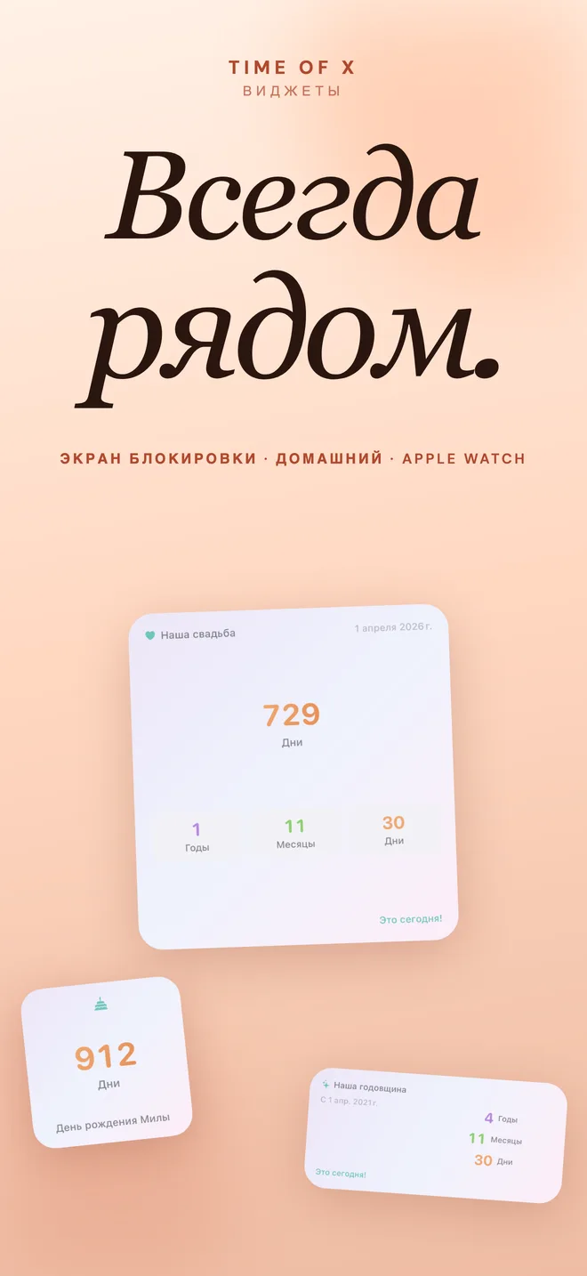 Виджеты для главного экрана и экрана блокировки