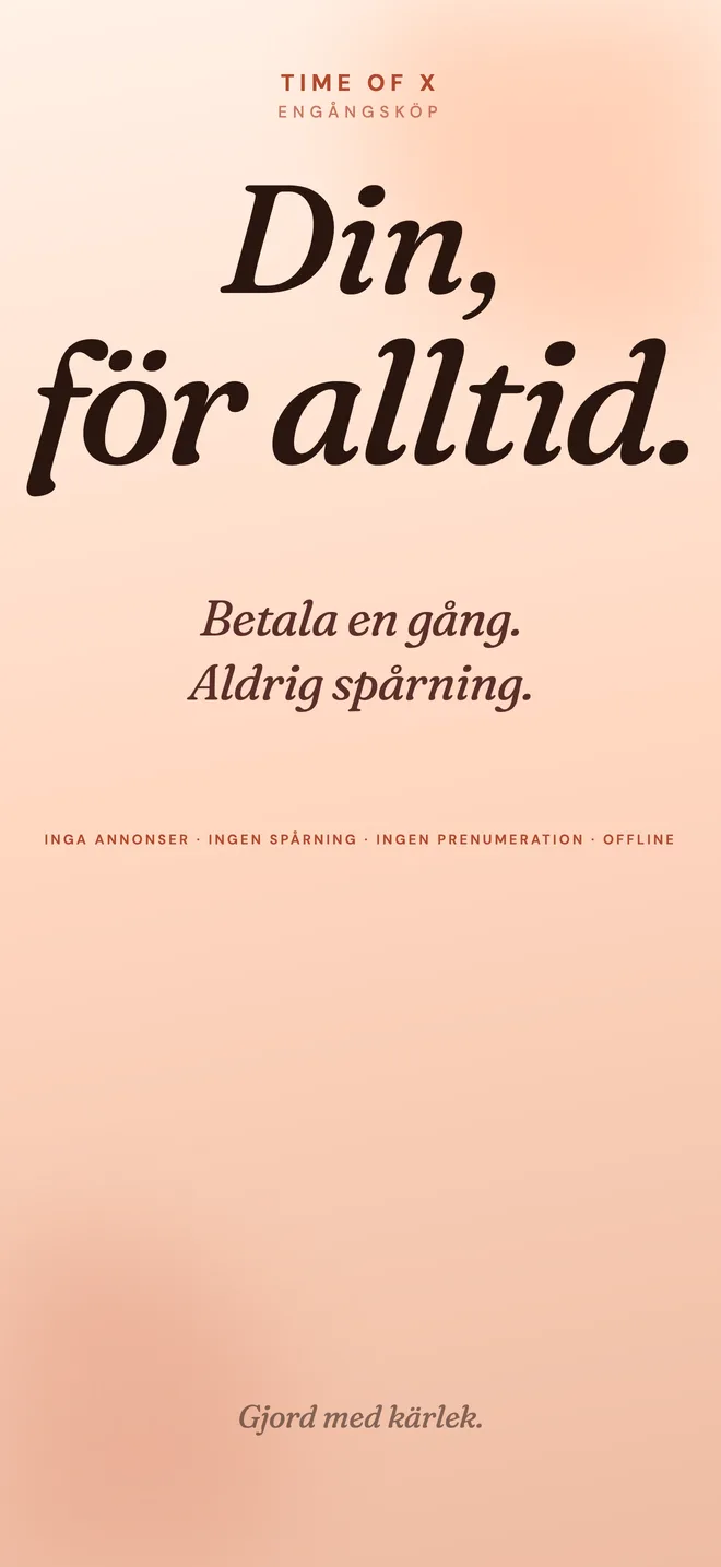 Håll stunderna som spelar roll nära.